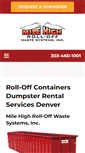 Mobile Screenshot of milehighrolloff.com
